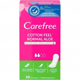 Carefree Гігієнічні прокладки  Cotton Aloe з екстрактом бавовни й алое 30 шт. (3574661565040)