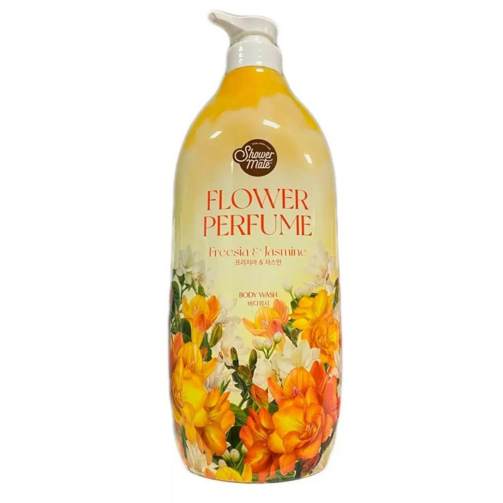 KeraSys Гель для душу  Shower Mate Perfumed Freesia&Jasmine з ароматом фрезії та жасмину, 900 мл (8801046259 - зображення 1