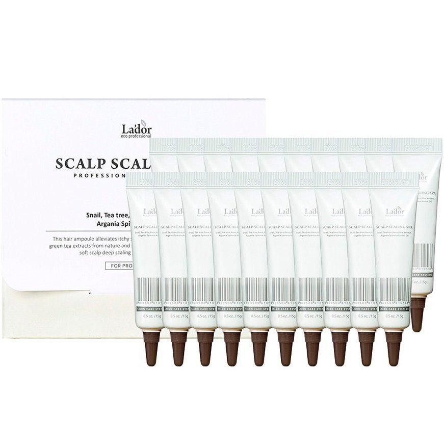 Lador Набір сироваток для шкіри голови La&apos;dor Scalp Scaling Spa Hair Ampoule 15*20шт - зображення 1