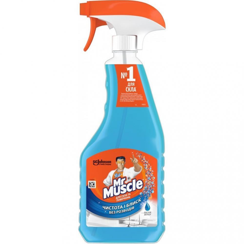Mr Muscle Моющая жидкость для уборки для стекол 500 мл (4823002001013) - зображення 1