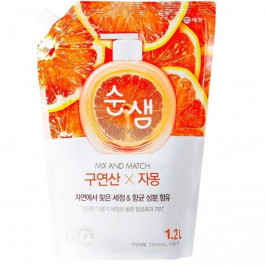 Aekyung Засіб для миття посуду  Soonsaem Citric Acid Grapefruit 1.2 л (8801046303207)