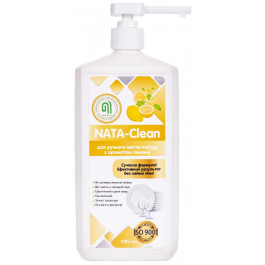 Nata Group Засіб для ручного миття посуду  Nata-Clean З ароматом лимону 1000 мл (4823112600953)