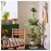 IKEA DAKSJUS Підставка для рослин з 3 горщиками, кімнатна/зовнішня, світло-сіро-бежева (205.670.25) - зображення 3