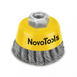 NovoTools Щітка чашкова  (125 мм, плетений дріт) (NTWB12514ST)