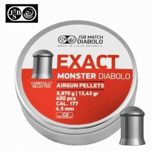 JSB Diabolo Exact Monster 4.52 мм, 0.87 г, 400 шт. - зображення 1