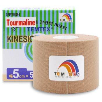 TEMTEX Tape Classic еластична стрічка для суглобів та м'язів колір Beige 1 кс - зображення 1