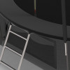 FitToSky Батут 252 см черный с внутренней сеткой, лестницей - зображення 6