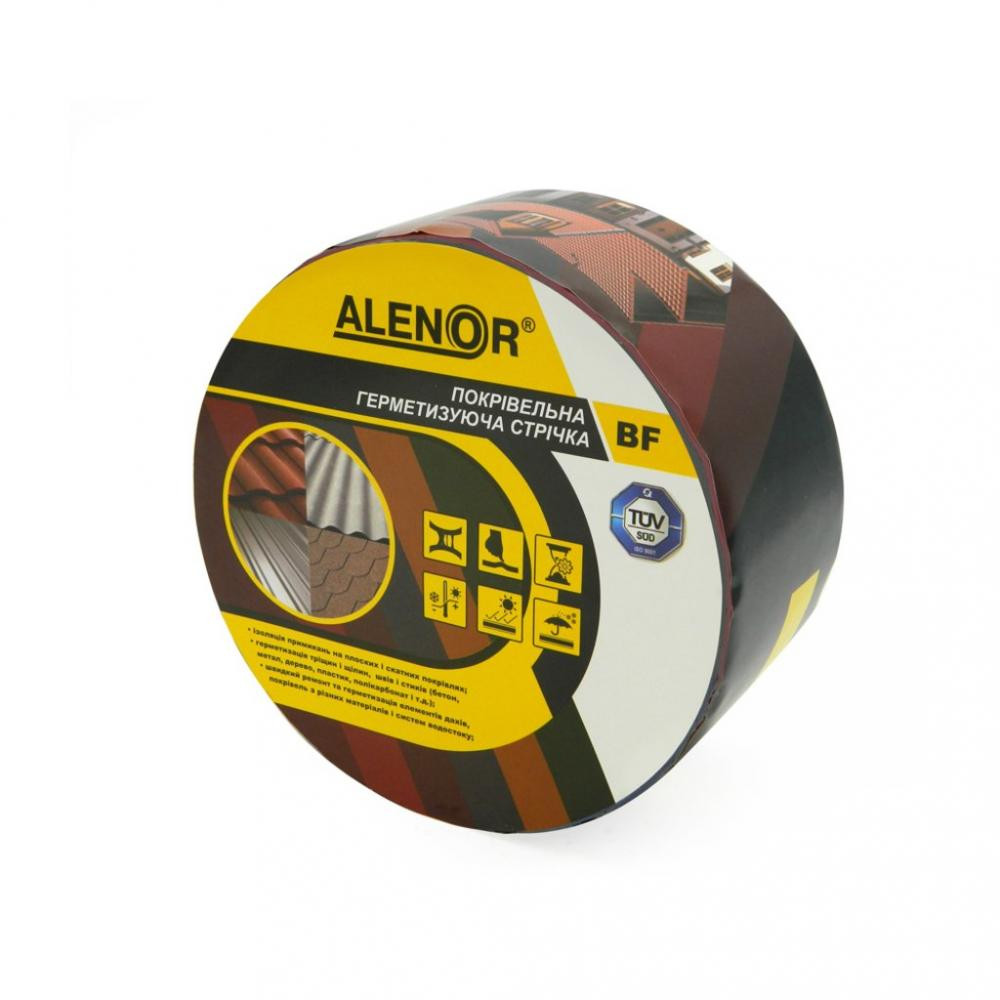 Alenor Покрівельна герметизуюча стрічка  BF 75мм x 3м бордова - зображення 1