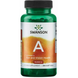 Swanson Вітамін А (Vitamin A) 10000 МО 250 капсул