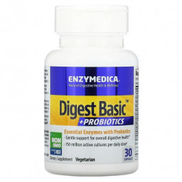 Enzymedica Enzymedica Digest Basic + Probiotics Ферменти і пробіотики 30 капсул