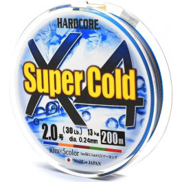 DUEL Hardcore Super Cold X4 / 5color / #1.0 / 0.17mm 200m 8.0kg (H3966)