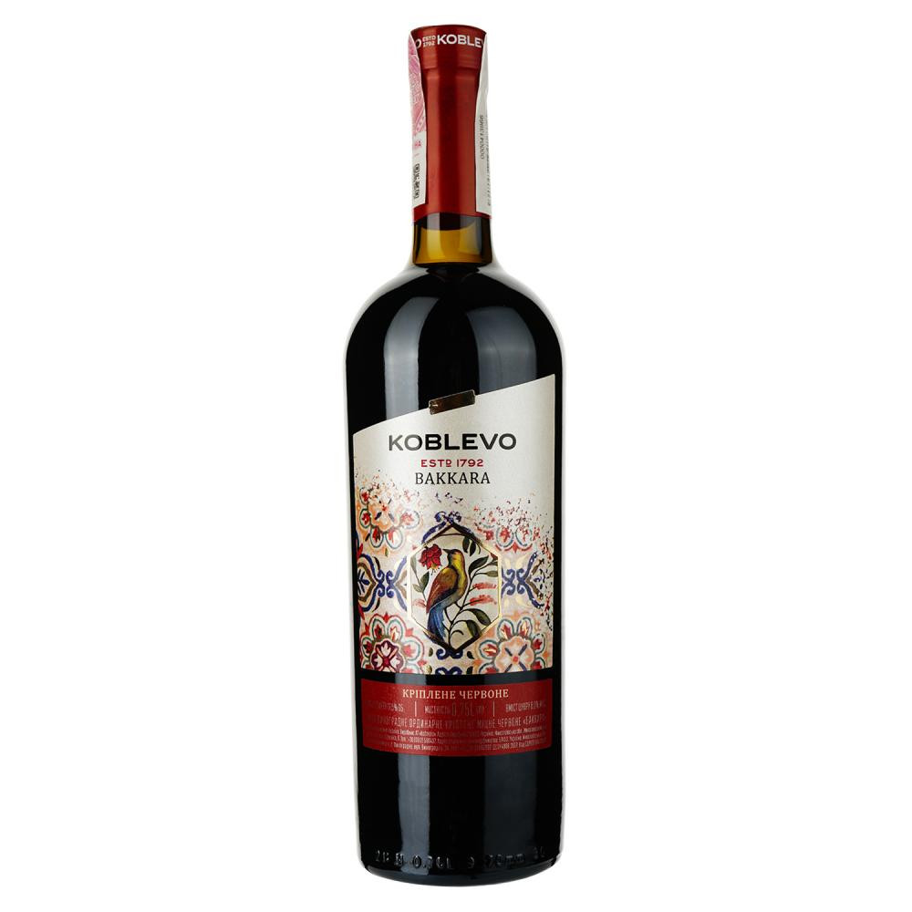 Коблево Вино  Бордо Баккара червоне солодке 0.75 л 17.5% (4820004921370) - зображення 1