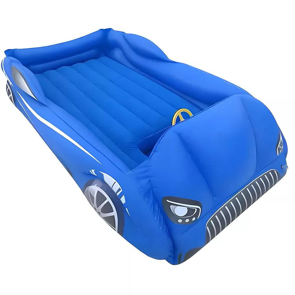 Avenli Flocked Racing Car Kids Bed (27447 blue) - зображення 1