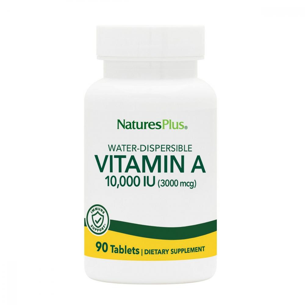 Nature's Plus Витамин А, Vitamin A, Nature's Plus, 10,000 МЕ, 90 таблеток - зображення 1
