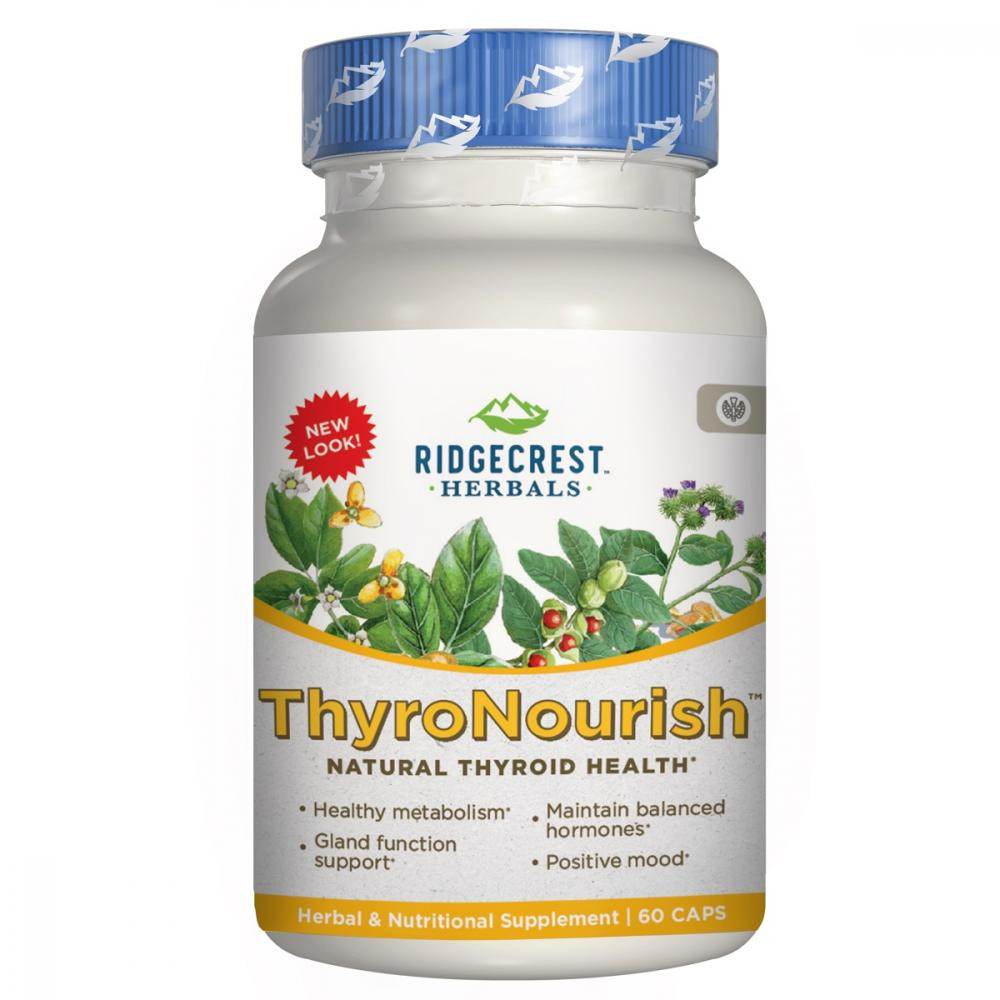 RidgeCrest Herbals RidgeCrest Herbals Thyroid Thrive, 60 Vegan Capsules (RCH191) - зображення 1