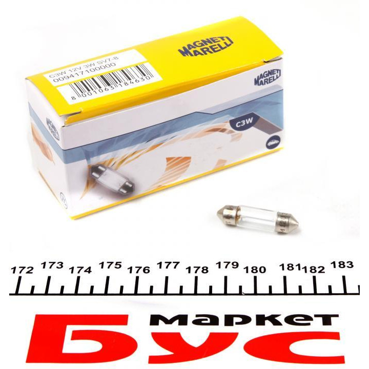 Magneti Marelli C3W 12В 3W (009417100000) - зображення 1