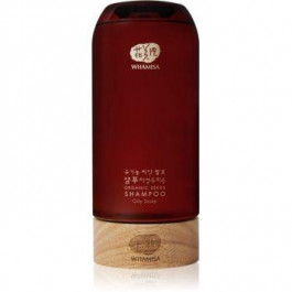 WHAMISA Organic Seeds Shampoo натуральний трав'яний шампунь для жирної шкіри голови 510 мл