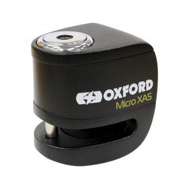 Oxford Мотозамок  Micro XA5 Alarm Disc Lock Black-Black - зображення 1