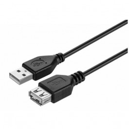 KITs USB2.0 AM/AF Black 1.8m (KITS-W-005)