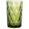 Helios Набір склянок для води  "Смарагд" 6 шт. 350 мл, кольорове скло (6441) - зображення 1