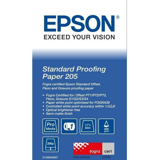 Epson Standard Proofing Paper 17"x50m (C13S045007) - зображення 1