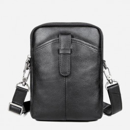 Vintage Чоловіча сумка шкіряна  14969 Чорна