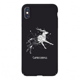 TOTO Full PC Print Case Apple iPhone X/XS #166_Capricornus Black