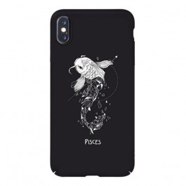 TOTO Full PC Print Case Apple iPhone X/XS #170_Pisces Black