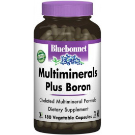 Bluebonnet Nutrition Мультимінерали + бор із залізом 180 гелевих капсул (743715002128)