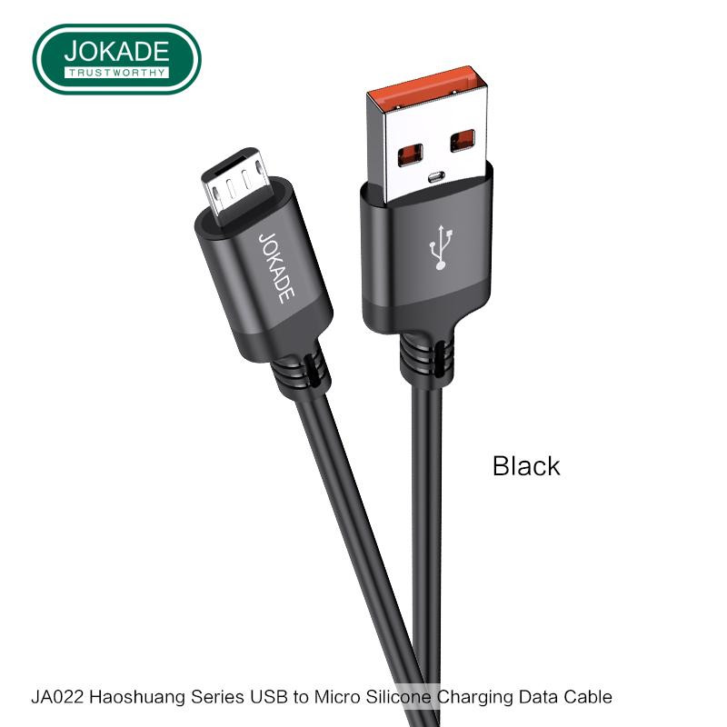 JOKADE JA022  micro USB 1m Black 3А - зображення 1