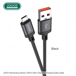 JOKADE JA022  micro USB 1m Black 3А