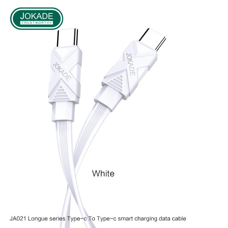 JOKADE JA021 Type-C to Type-C 1m White 3A PD60W - зображення 1