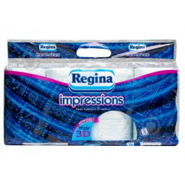 Regina Туалетний папір  Impression Blue тришаровий 8 шт. (8004260487955)