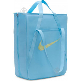 Nike Спортивна сумка жіноча шоппер тканинна  BRLA S DUFF-9.5 CT AOP SP24 DR7217-407 Блакитна/Світло-срібл