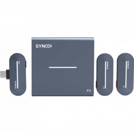 Synco Беспроводная микрофонная система Type-C двойная  P2T P2T-BL