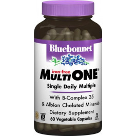 Bluebonnet Nutrition MultiONE без заліза 60 гелевих капсул (743715001466)