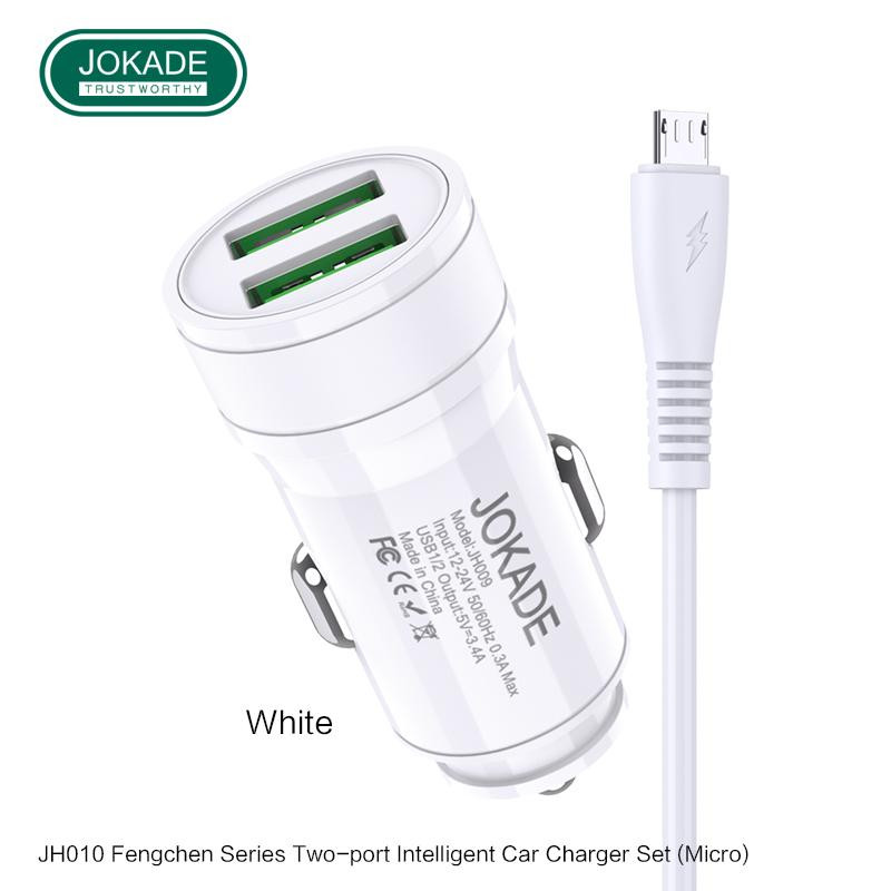 JOKADE JH009 with cable Micro USB White - зображення 1