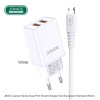 JOKADE JB024 Dual port with cable Micro USB White - зображення 2