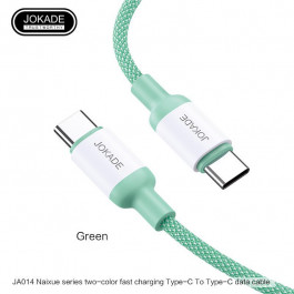 JOKADE JA014 Type-C to Type-C 1m Green 5A PD100W