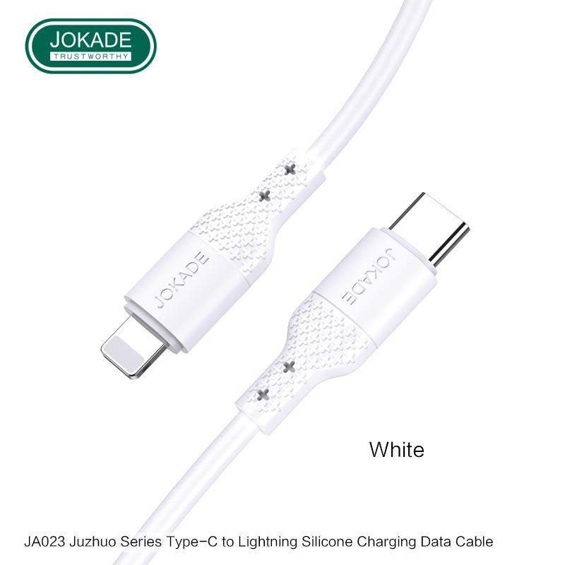 JOKADE JA023 Type-C to Lightning 1 m White 2,4А PD20W - зображення 1