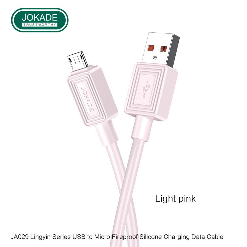 JOKADE JA029  micro USB 1m Pink 5А - зображення 1