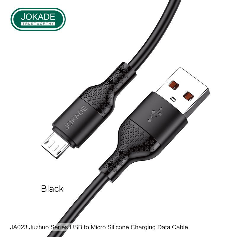 JOKADE JA023  micro USB 1m Black 3А - зображення 1