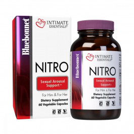 Bluebonnet Nutrition Підтримка сексуального збудження, Intimate Essenitals Nitro, , 60 вегетаріанських капсул