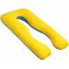 IDEIA Подушка для вагітних  силіконізоване волокно П-подібна Жовта 140х75х20 см (2200004281308) - зображення 1