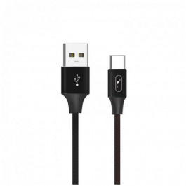 SkyDolphin USB to Type-C S55T 1m Black (USB-000436)