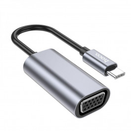 Hoco UA21 Origin USB-C to VGA Gray (6931474784100)
