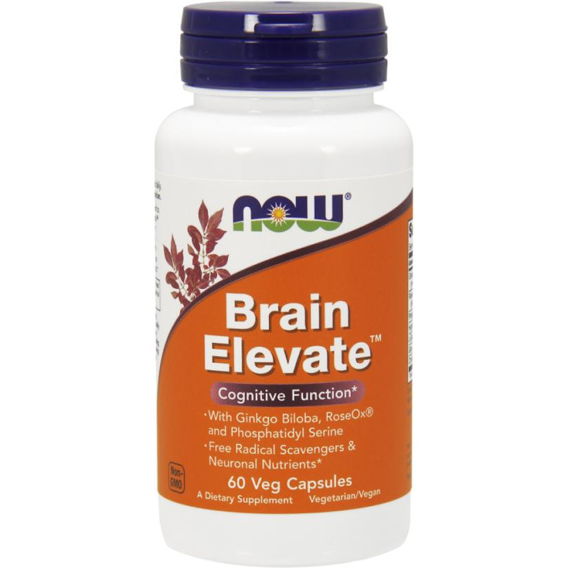 Now Витамины для памяти, Brain Elevate, , 120 капсул, (NOW-03304) - зображення 1