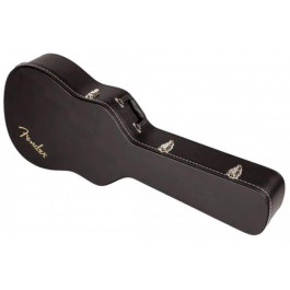Fender Dreadnought Acoustic Guitar Case Black Flat Top