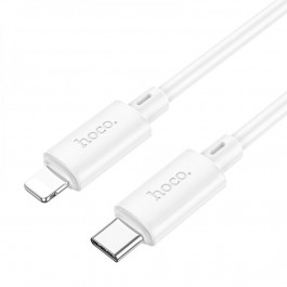 Hoco X88 Magic silicone Type-C to Lightning 20W 1m White (6931474783295)