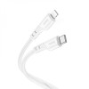 Hoco X97 Crystal Color USB Type-C to Lightning 20W 1m White (6931474799753) - зображення 1
